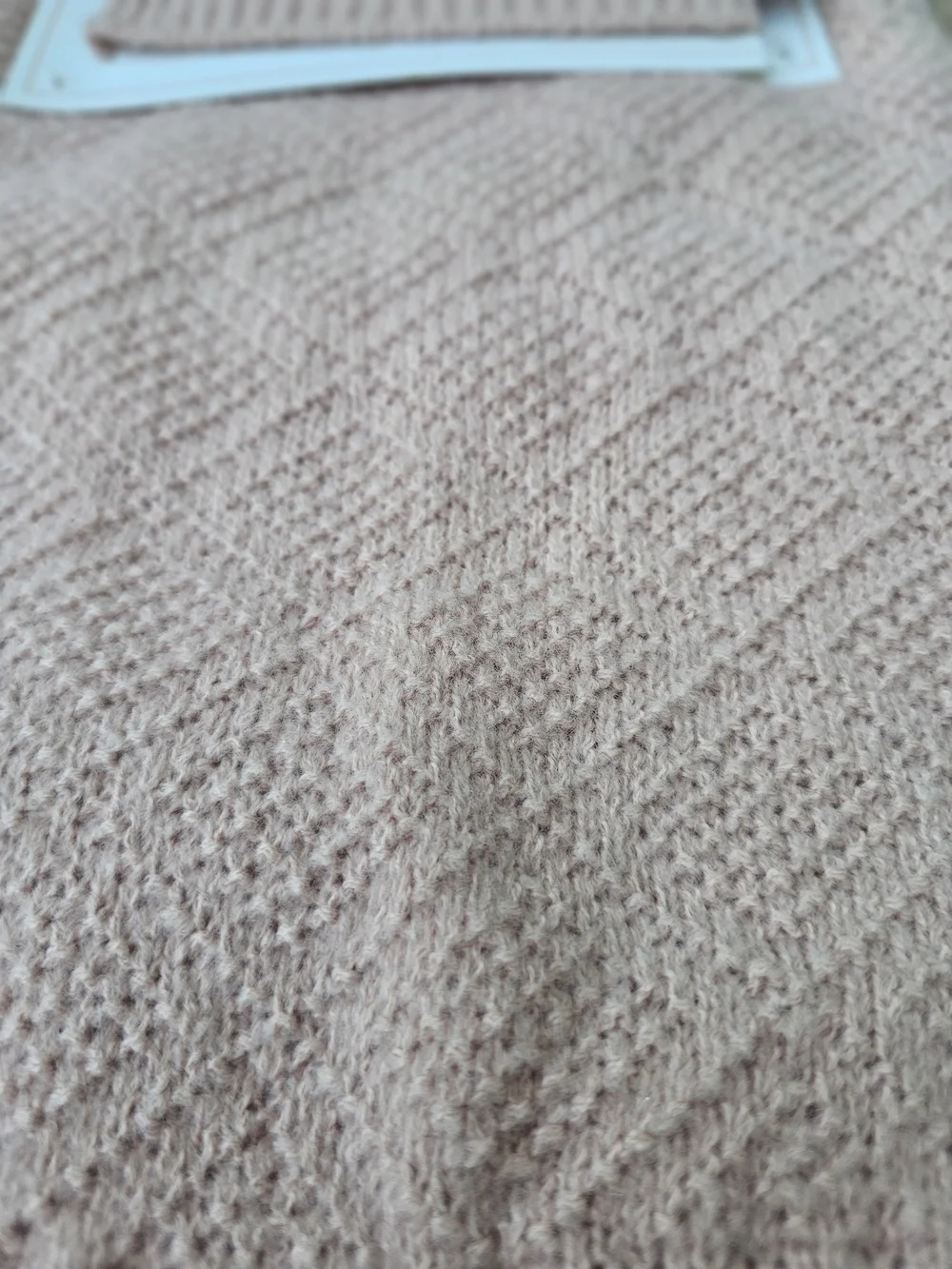 Baby Blanket & Hat Set - Dusty Pink. 0-6 Months